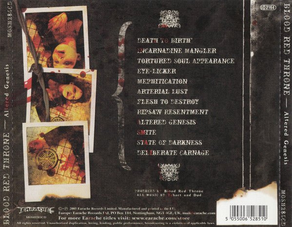 USED: Blood Red Throne - Altered Genesis (CD, Album) - Used - Used