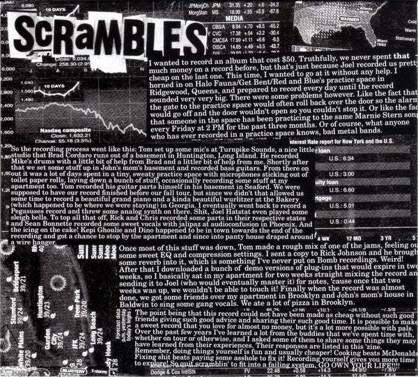 USED: Bomb The Music Industry! - Scrambles (CD, Album) - Used - Used