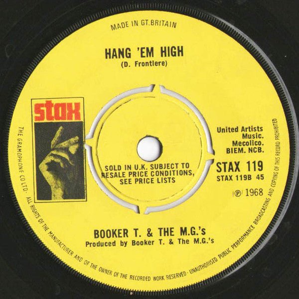 USED: Booker T. & The M.G.'s* - Time Is Tight / Hang 'Em High (7", Single, 4 P) - Used - Used