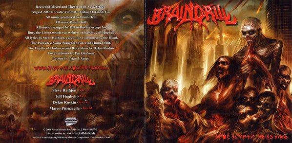 USED: Brain Drill - Apocalyptic Feasting (CD, Album) - Used - Used