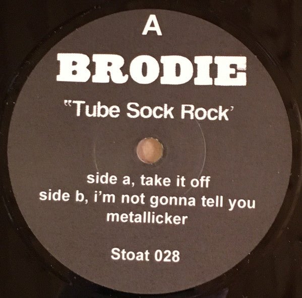 USED: Brodie (5) - Tube Sock Rock (7", Single) - Mother Stoat Recording Co.