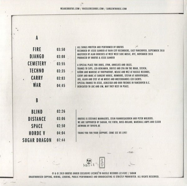 USED: Brutus (23) - Nest (LP, Album, Cle + 7", Ltd) - Used - Used