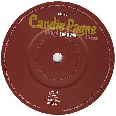 USED: Candie Payne - Take Me (7", Single) - Used - Used