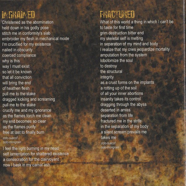 USED: Capharnaum - Fractured (CD, Album) - Used - Used