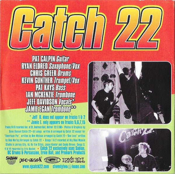 USED: Catch 22* - Washed Up And Through The Ringer! (CD, Comp) - Used - Used