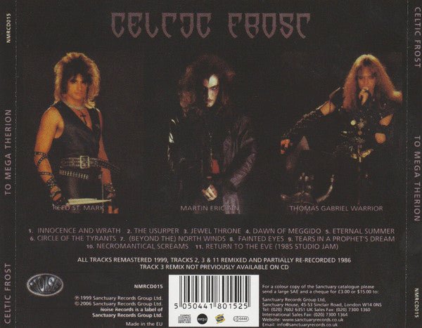 USED: Celtic Frost - To Mega Therion (CD, Album, RE, RM) - Used - Used