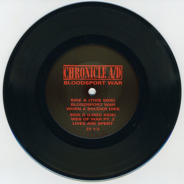 USED: Chronicle A/D - Bloodsport War (7", Bla) - Used - Used