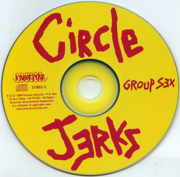 USED: Circle Jerks - Group Sex (CD, Album, RE) - Used - Used