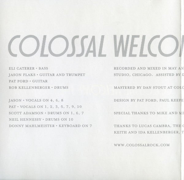 USED: Colossal - Welcome The Problems (CD, Album) - Used - Used