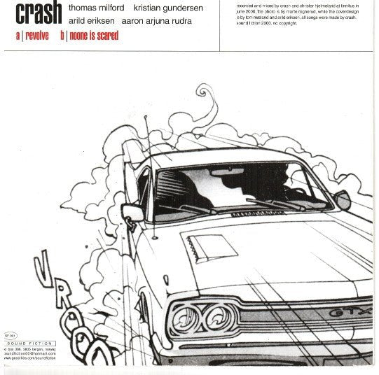 USED: Crash - Revolve & Noone Is Scared (7") - Used - Used