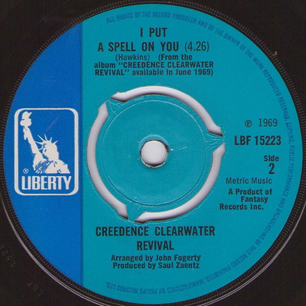 USED: Creedence Clearwater Revival - Proud Mary (7", Single, 3-P) - Used - Used