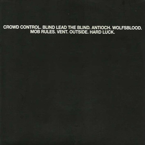 USED: Crowd Control (8) / Mob Rules (2) - Crowd Control/Mob Rules (7") - Used - Used