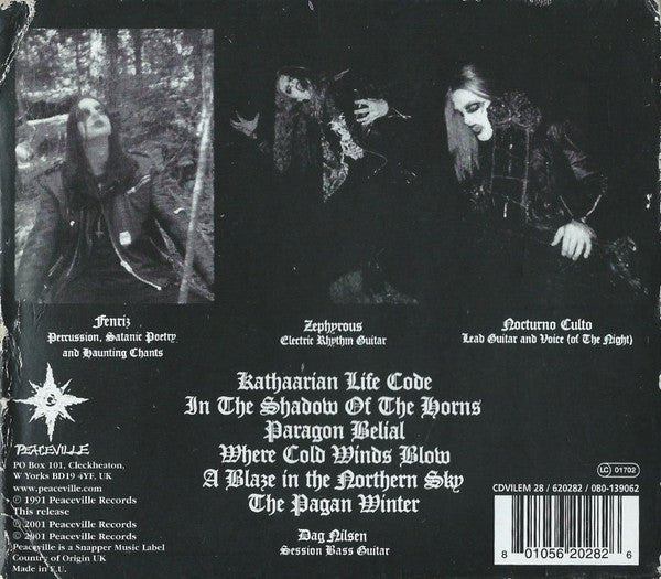 USED: Darkthrone - A Blaze In The Northern Sky (CD, Album, RE, Sli) - Used - Used