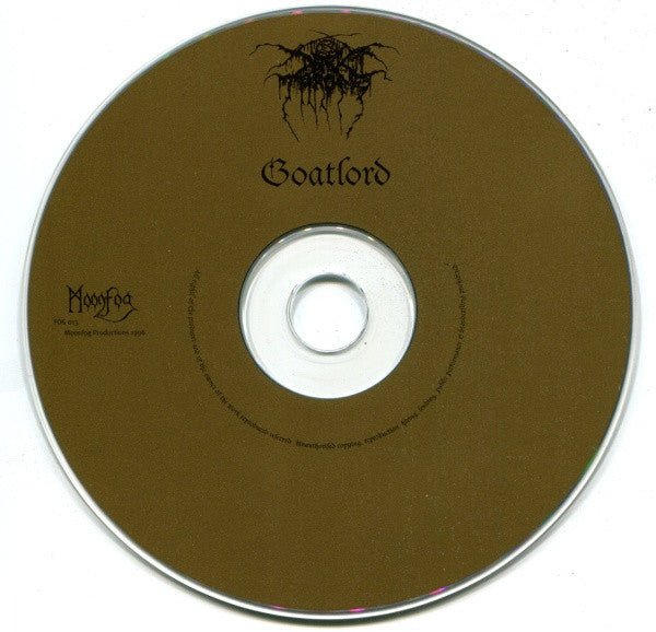 USED: Darkthrone - Goatlord (CD, Album, RP, Dig) - Used - Used