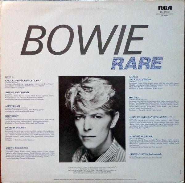 USED: David Bowie - Rare (LP, Comp) - RCA