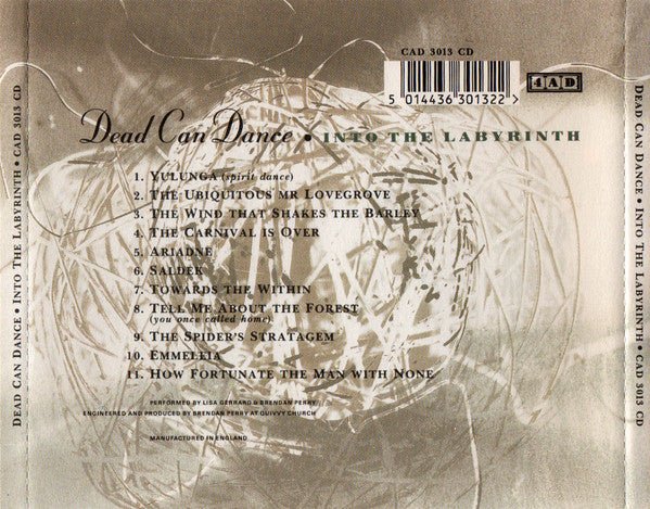 USED: Dead Can Dance - Into The Labyrinth (CD, Album) - Used - Used