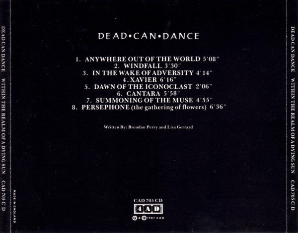 USED: Dead Can Dance - Within The Realm Of A Dying Sun (CD, Album) - Used - Used