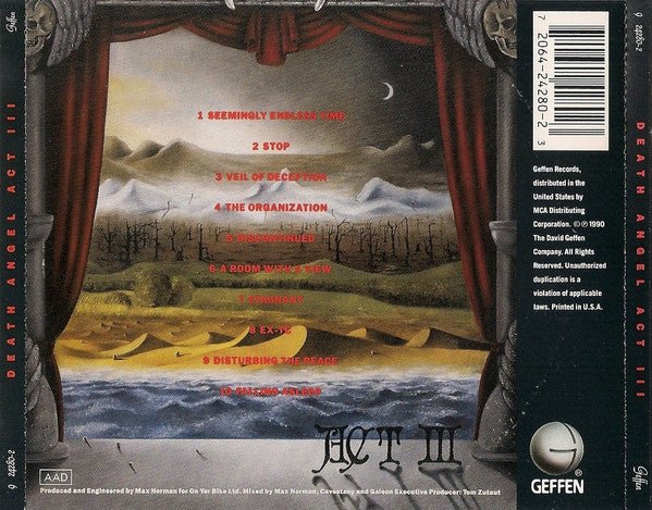 Buy Death Angel : Act III (CD, Album, RE, Uni) Used – Specialist