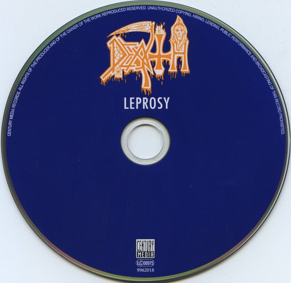 USED: Death - Leprosy (CD, Album, Dlx, Ltd, RE, RM, Dig) - Used - Used