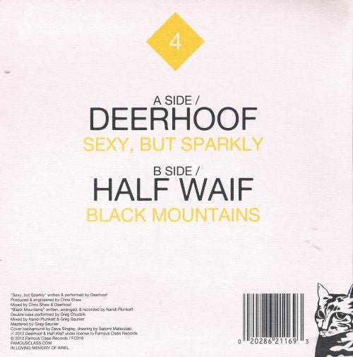 USED: Deerhoof / Half Waif - Less Artists More Condos Series #4 (7") - Used - Used