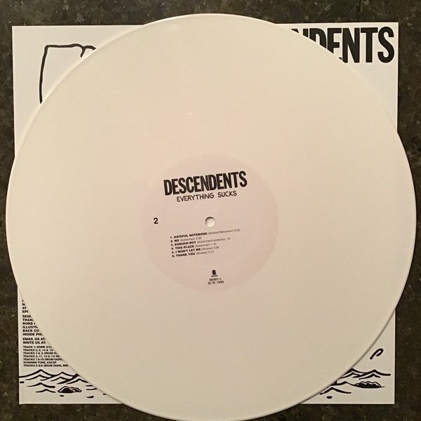 USED: Descendents - Everything Sucks (LP, Album, Ltd, RP, Whi) - Epitaph