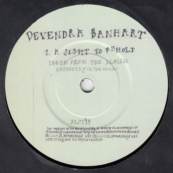 USED: Devendra Banhart - A Sight To Behold / Be Kind (7") - Used - Used