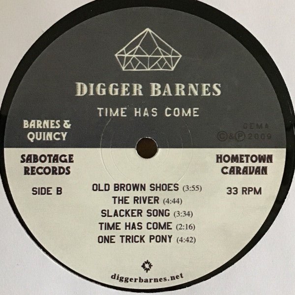 USED: Digger Barnes - Time Has Come (LP, Album) - Used - Used