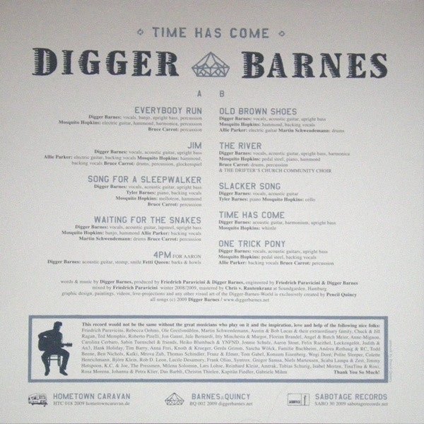 USED: Digger Barnes - Time Has Come (LP, Album) - Used - Used