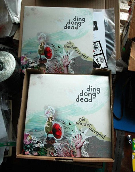 USED: Ding Dong Dead - Nie Wieder Morgen! (10", MiniAlbum) - Chucky The Rat Records, Power Negi Records, We Told You To Play Fast Records, Twintoe Records, Emuzah Records