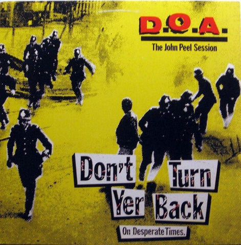 USED: D.O.A. (2) - Don't Turn Yer Back (On Desperate Times) (12", EP, Red) - Used - Used