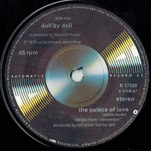 USED: Doll By Doll - The Palace Of Love (7") - Used - Used