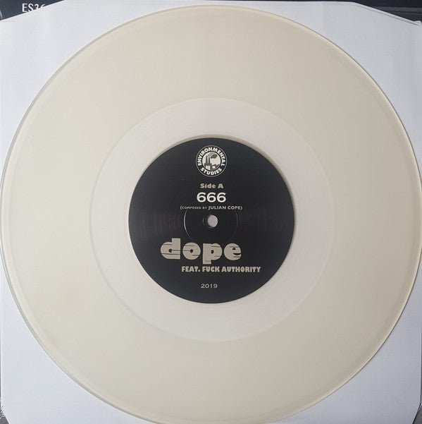 USED: Dope (13) Feat. Fuck Authority, Julian Cope - 666 (10", Single, Ltd, Cle) - Used - Used