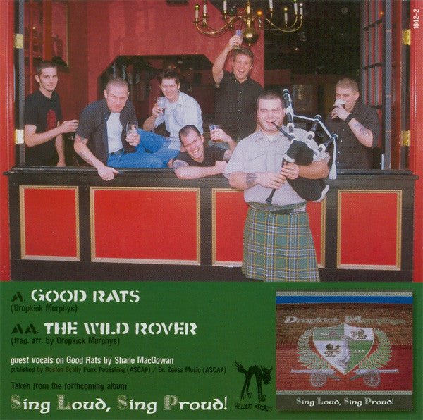 USED: Dropkick Murphys - Good Rats / The Wild Rover (CD, Single) - Used - Used