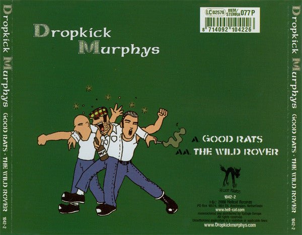 USED: Dropkick Murphys - Good Rats / The Wild Rover (CD, Single) - Used - Used