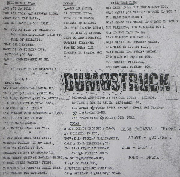 USED: Dumbstruck - If It Ain't Broke... Don't Fix It E.P. (7", EP, RE, Cle) - Used - Used