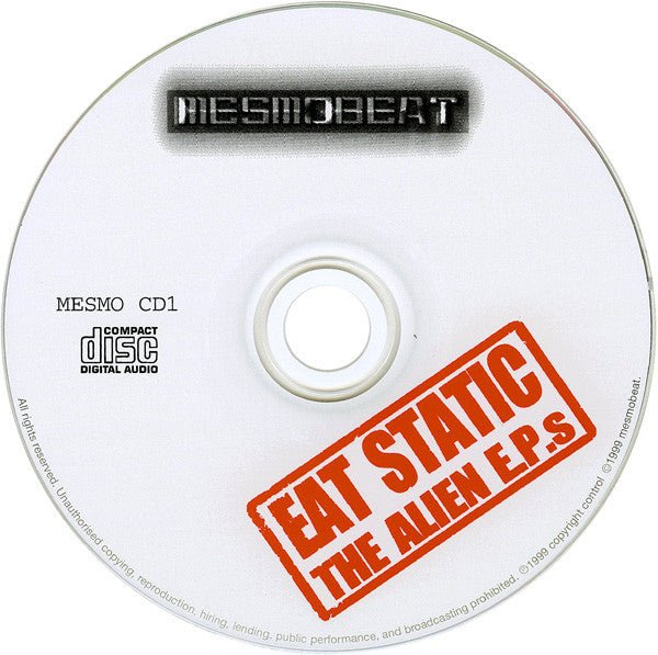 USED: Eat Static - The Alien E.P.s (CD, Comp) - Used - Used