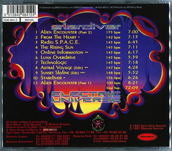 USED: Electric Universe - Stardiver (CD, Album, Mixed) - Used - Used