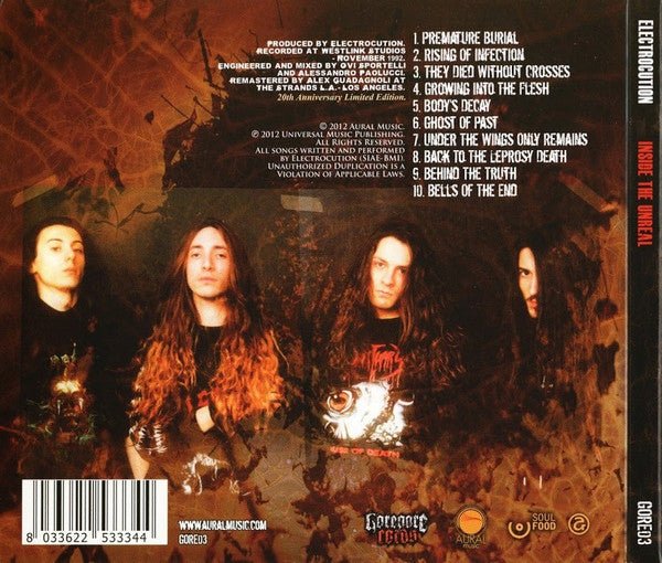 USED: Electrocution - Inside The Unreal (20th Anniversary Edition) (CD, Album, Ltd, RE, RM, Dig) - Used - Used