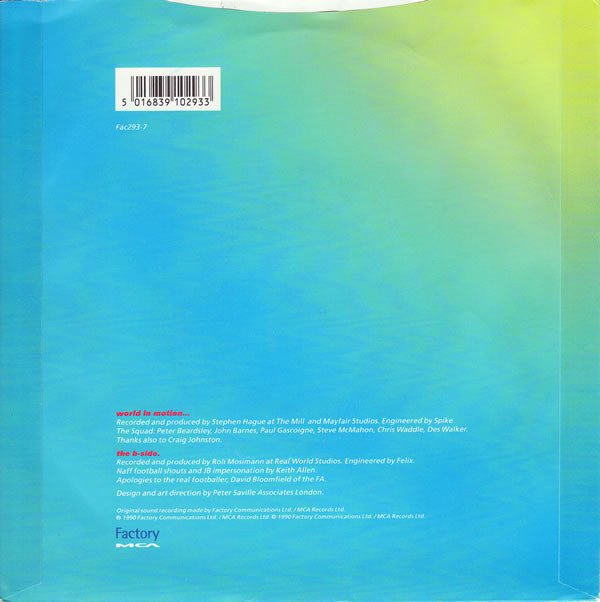 USED: Englandneworder* - World In Motion... (7", Single, Sil) - Used - Used