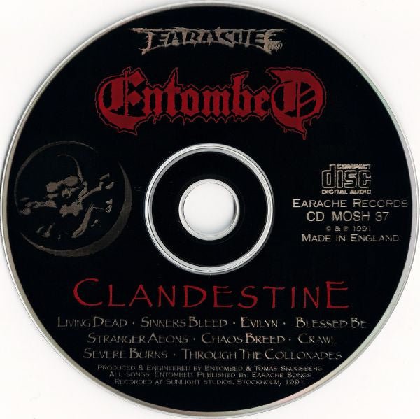 USED: Entombed - Clandestine (CD, Album) - Used - Used