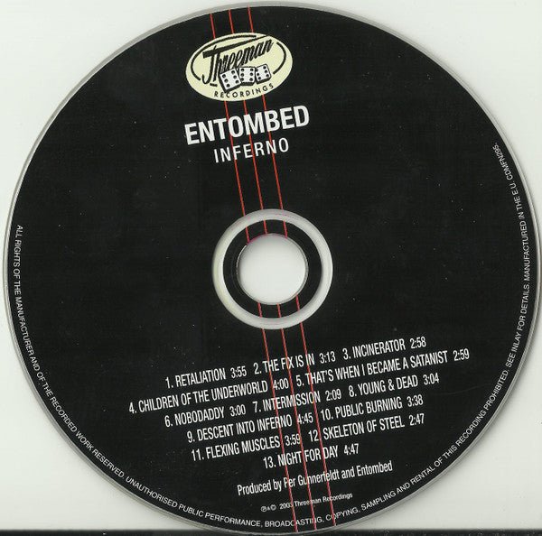 USED: Entombed - Inferno (CD, Album) - Used - Used