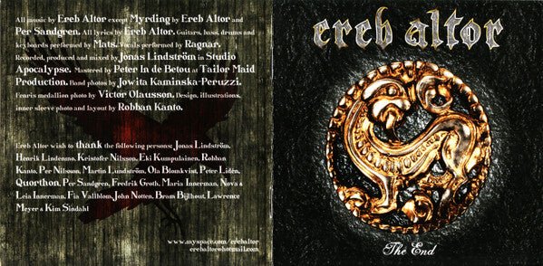 USED: Ereb Altor - The End (CD, Album) - Used - Used