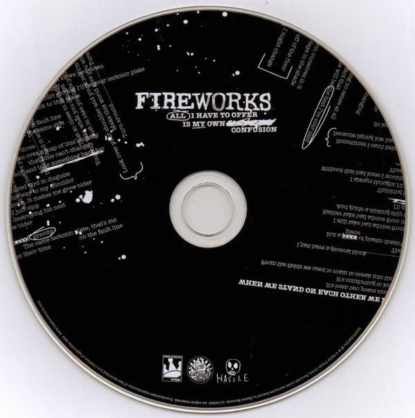 USED: Fireworks (11) - All I Have To Offer Is My Own Confusion (CD, Album) - Used - Used