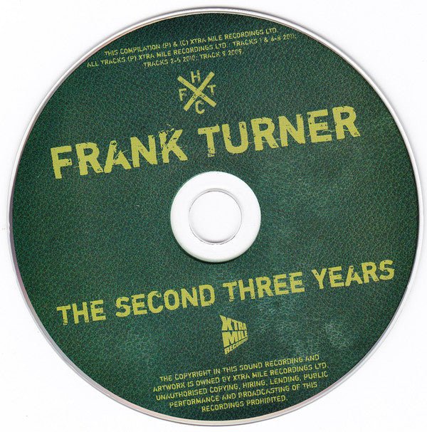 USED: Frank Turner - The Second Three Years (CD, Comp) - Used - Used