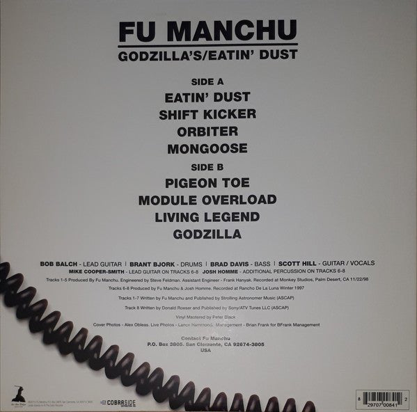 USED: Fu Manchu - Godzilla's / Eatin' Dust (LP, Album, Ltd, RE, Gra) - Used - Used