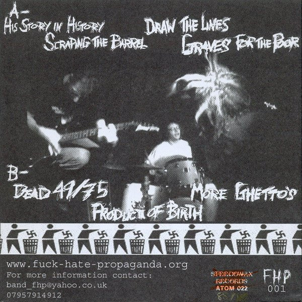 USED: Fuck Hate Propaganda - Fuck Hate Propaganda (7", Ltd, Blu) - Used - Used