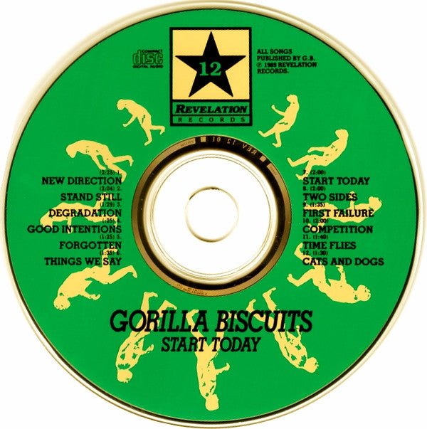 USED: Gorilla Biscuits - Start Today (CD, Album, RE, RP) - Used - Used