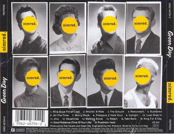 USED: Green Day - Nimrod. (HDCD, Album, RP) - Used - Used