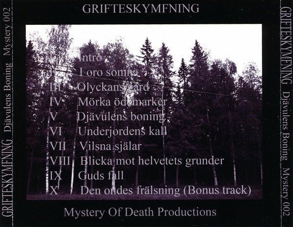 USED: Grifteskymfning - Djävulens Boning (CD, Album) - Used - Used