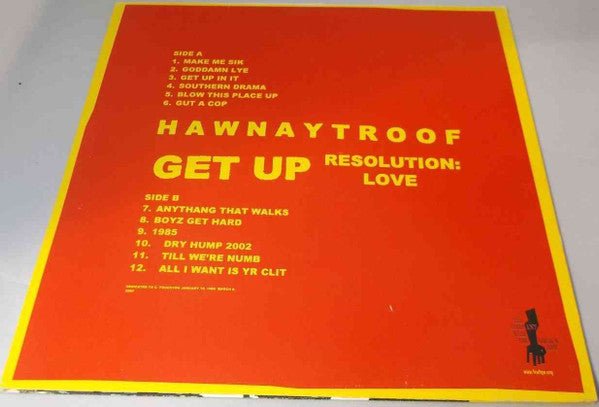 USED: Hawnay Troof - Get Up Resolution: Love (LP) - Used - Used